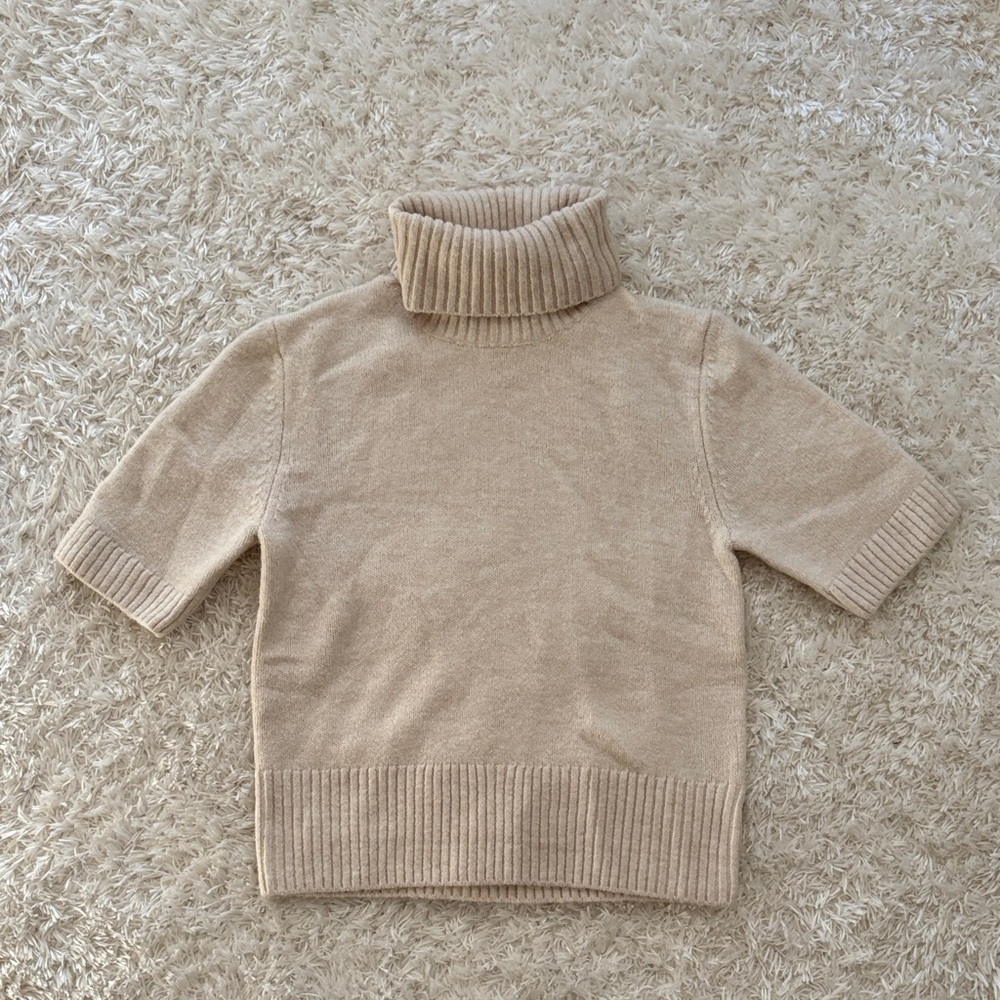 H&M Light Beige Turtleneck Sweater
